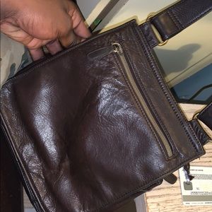 Fossil hand bag with shoulder strap